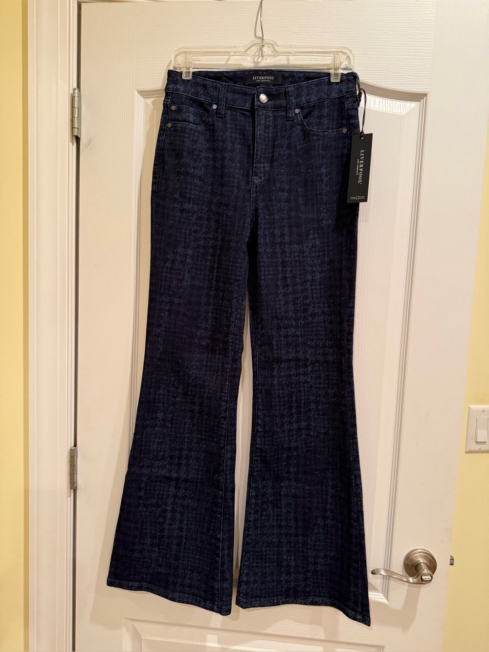 Liverpool Dark Blue High-Rise Flared Jeans
